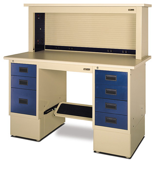 Dual Pedestal Workbench