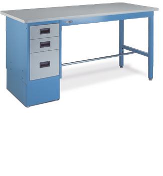 Single Pedestal Workbench