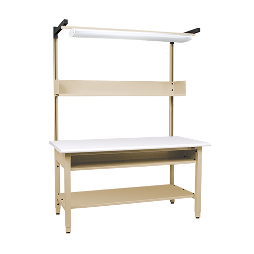 IAC adjustable packaging table
