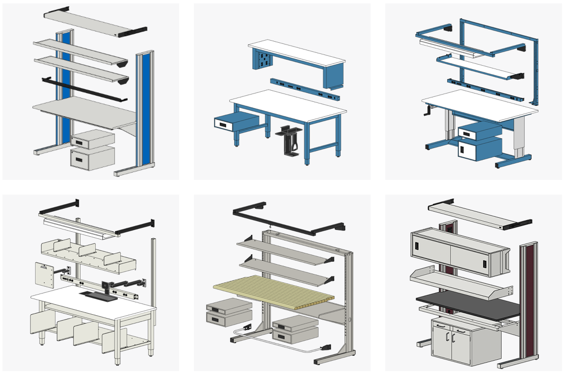 workbenches and workstations online configurator