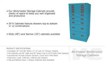IAC All-Drawer Workmaster Storage Cabinets