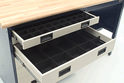 Wide and Deep Drawers with option compartments